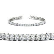 6 Carat Oval Shape Diamond Tennis Bracelet